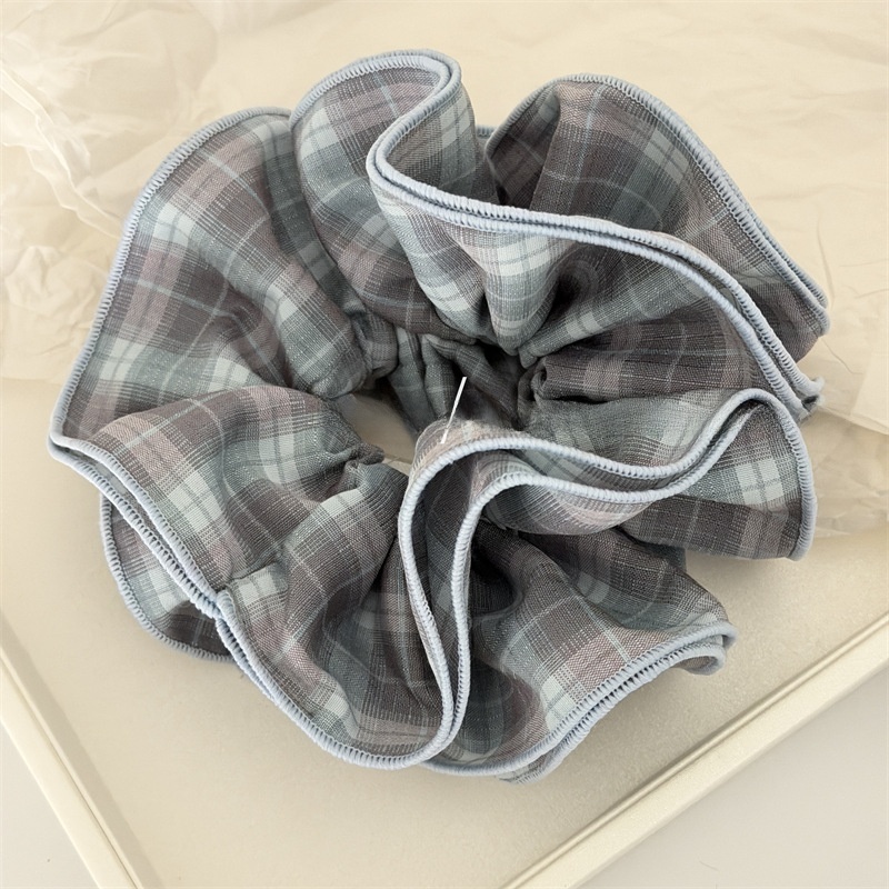 Women's All Season Multifunctional Cloth Hair Tie Preppy Plaid