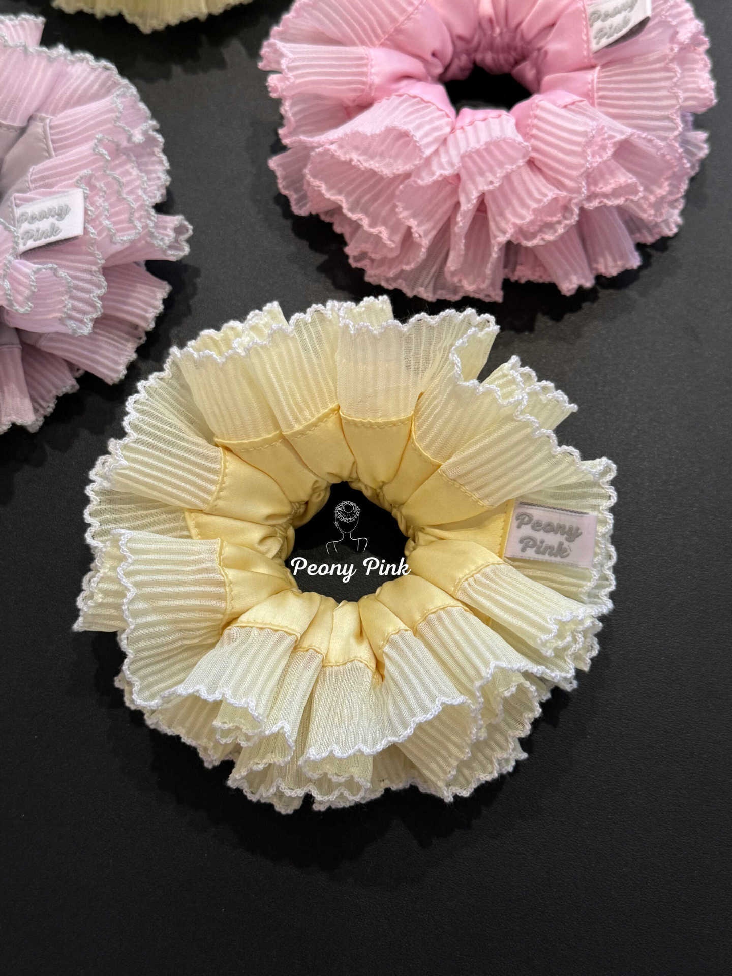 Women's Elegant Elastic Daily Hair Tie Ponytail Holder Color Block