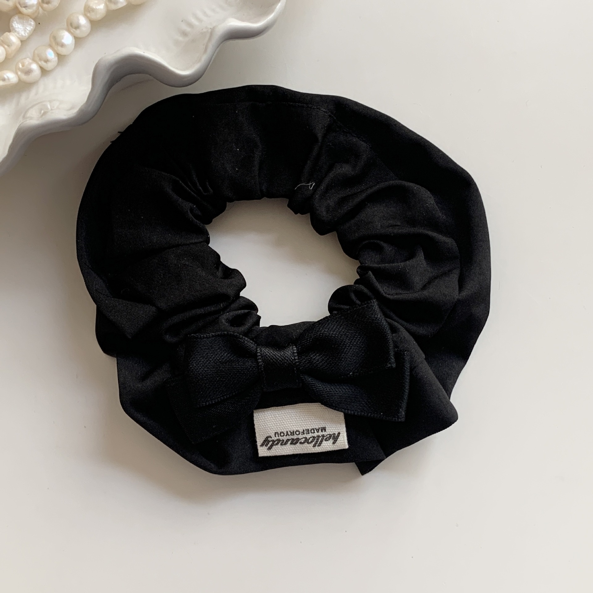 Women's Elegant Solid Color Cloth Hair Tie Casual Streetwear Accessory