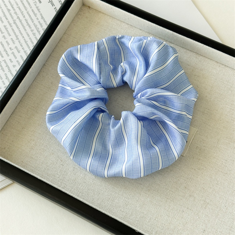 Women's Simple Daily Casual Cloth Hair Tie Classic Stripe Pattern