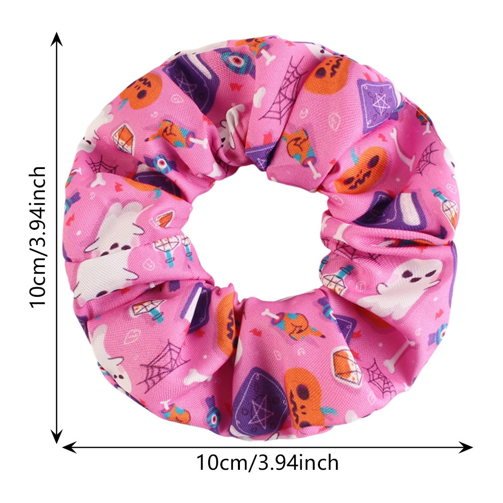 Women's Velvet Christmas Bow Hair Ties 12 Colors Santa Snowflake Patterns