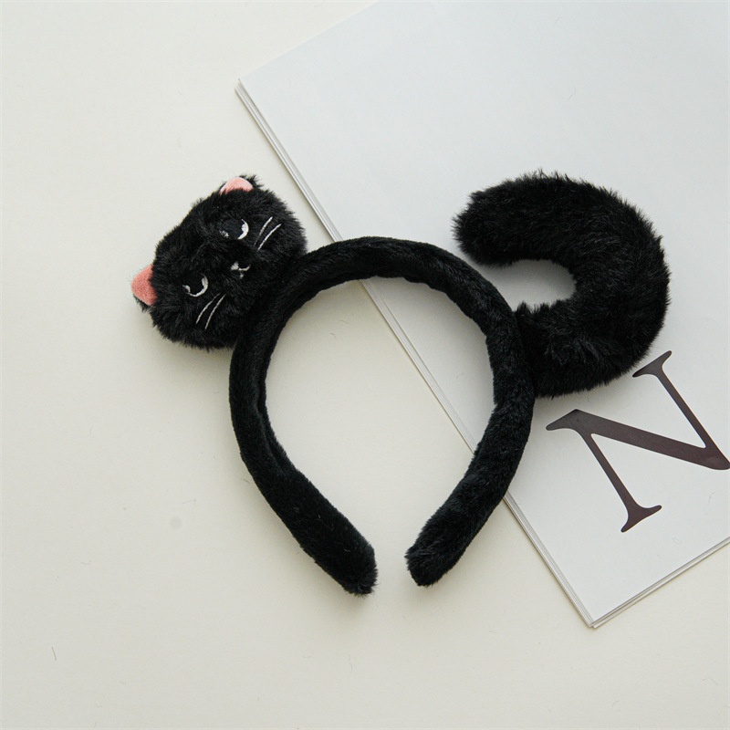 Women's Halloween Carnival Party Hair Band Funny Hip-Hop Bat Pattern