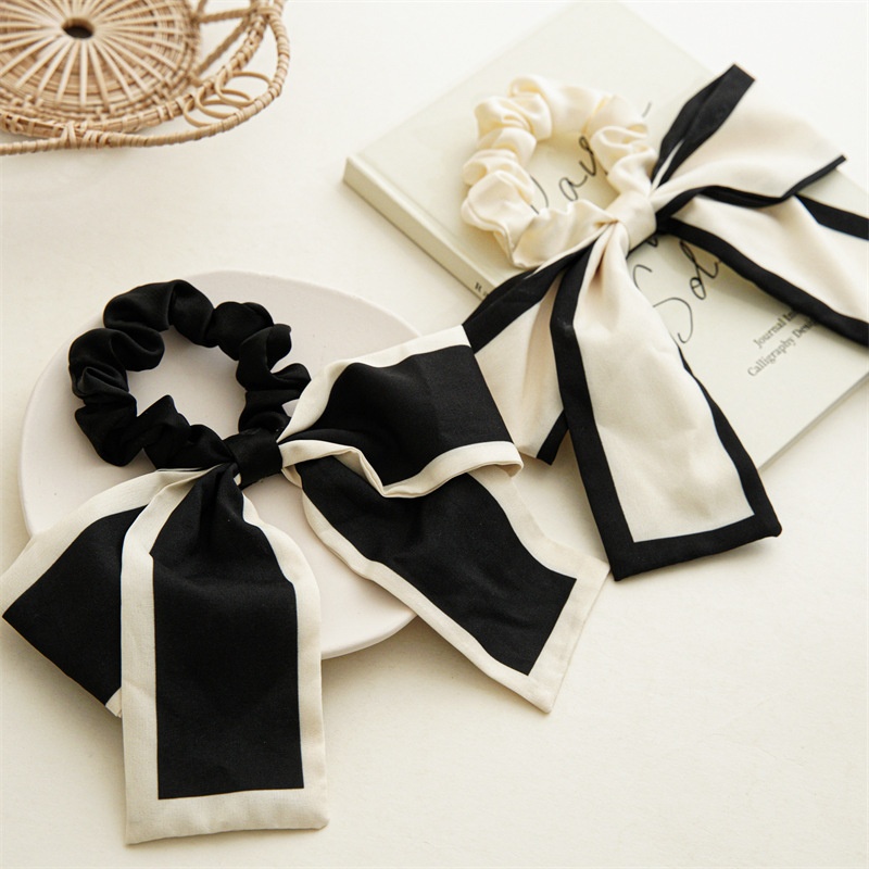 Women's Simple Cloth Bow Knot Hair Tie Elegant Daily Shopping Accessory