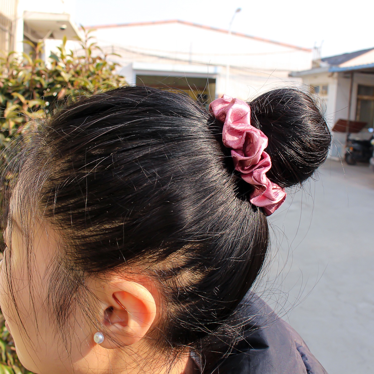 Women's Beach Chiffon Hair Scrunchies Multicolor Daisy Floral