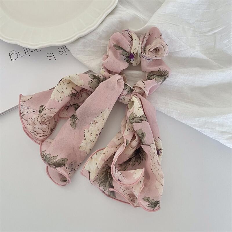 Women's Daily Cloth Ribbon Hair Accessories Sweet Flower Bow Knot