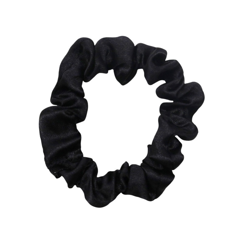 Women Versatile French Satin Hair Ties Daily Wear Solid Multi-Color