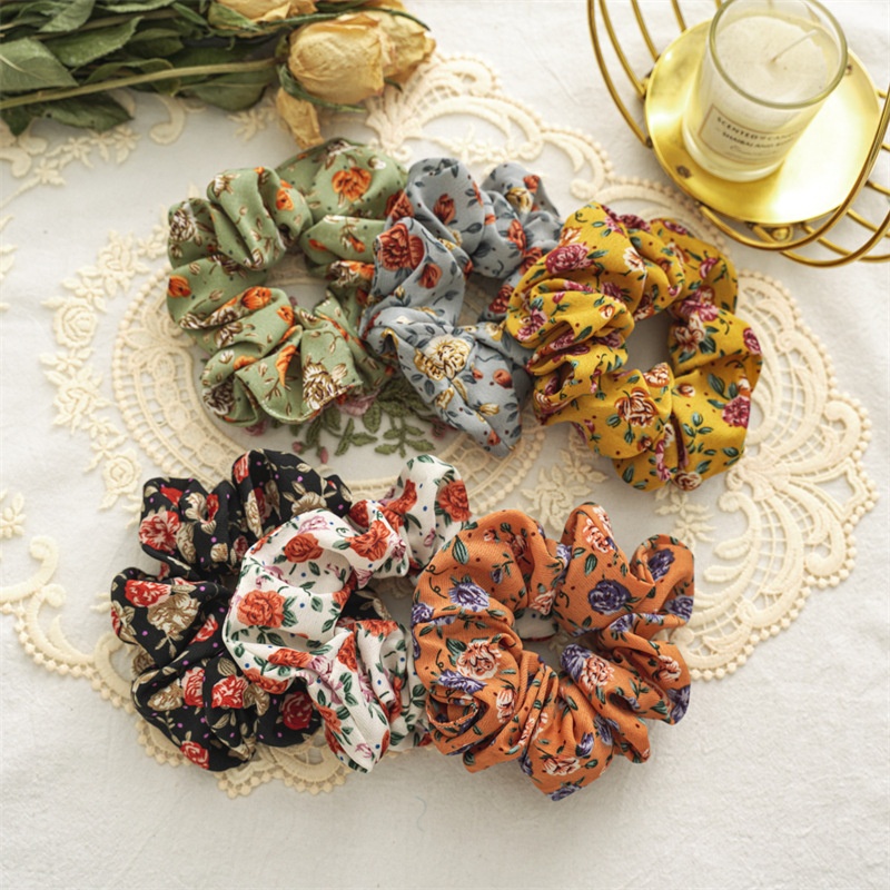 Women's Daily Street Handmade Fabric Hair Tie Japanese Floral