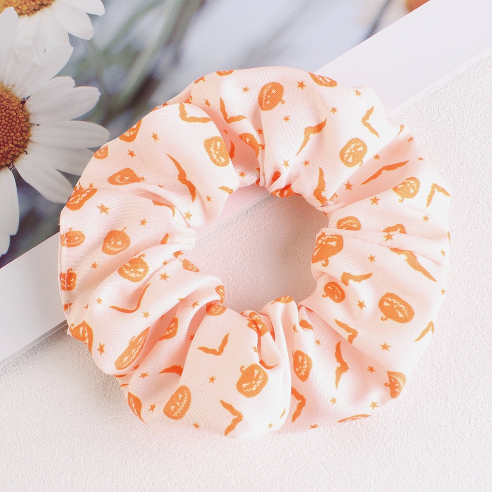 Women's Simple Halloween Elastic Cloth Hair Ties Festive Hair Bands