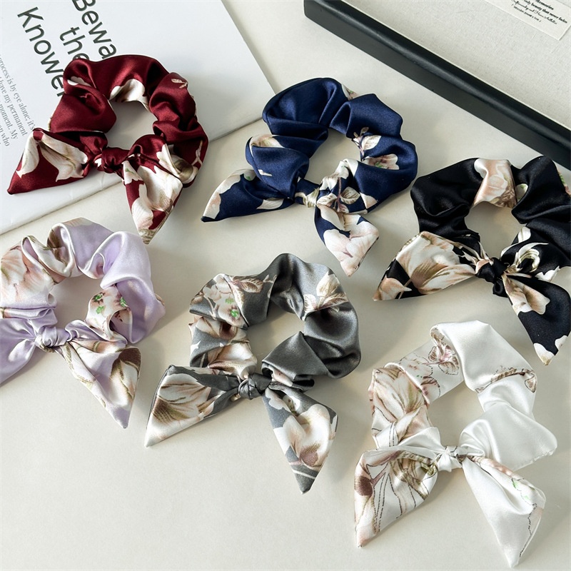 Women's Elegant Casual Party Hair Scrunchie Floral Cloth