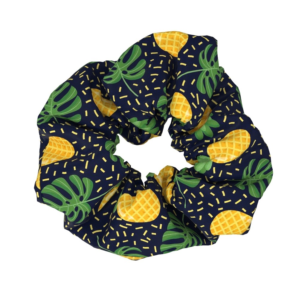 Women's Summer Fabric Hairband Daily Accessory Tropical Pineapple Print