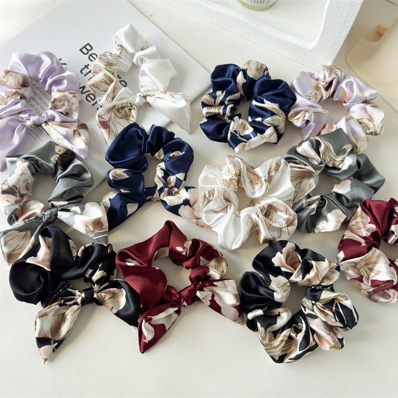Women's Elegant Casual Party Hair Scrunchie Floral Cloth