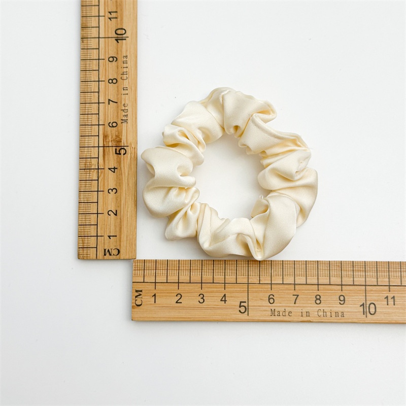 Women's High Elastic Summer Ponytail Scrunchie Hair Tie Solid Color