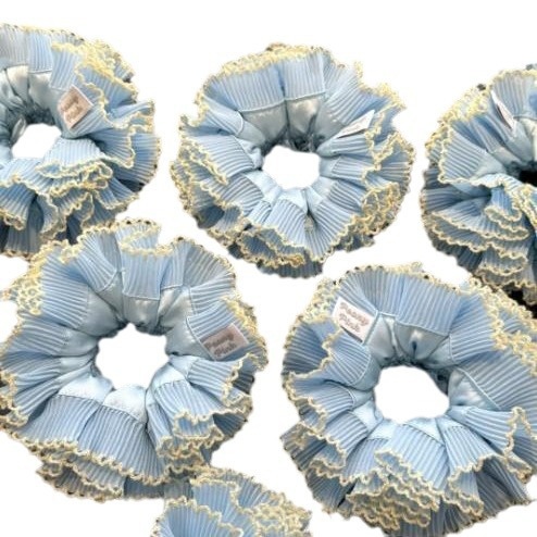 Women's Elegant Elastic Daily Hair Tie Ponytail Holder Color Block