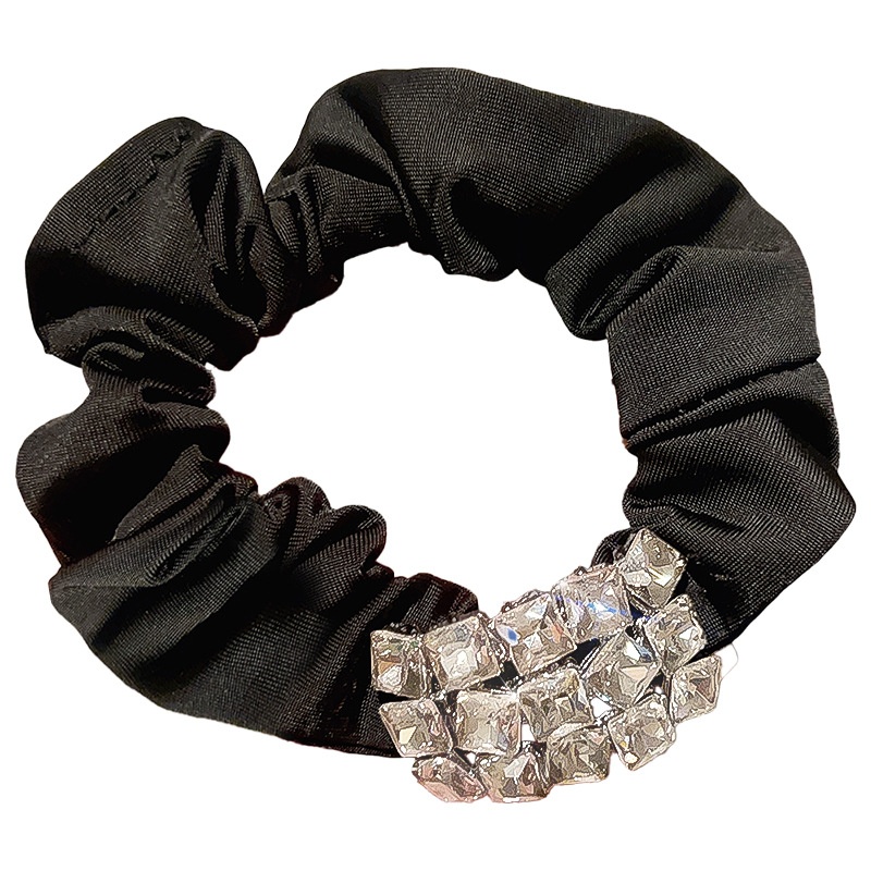 Women's Elastic Hair Band High Elasticity Durable No Damage Shiny Diamond Cloth