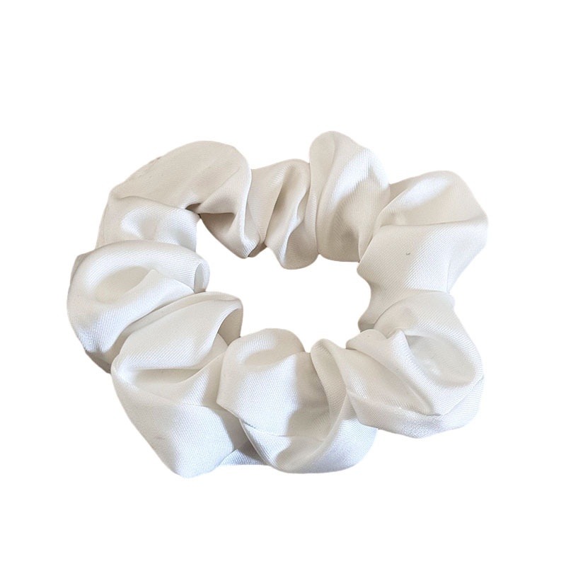 Women's High Elasticity Cloth Hair Ties For High Ponytail Solid Color