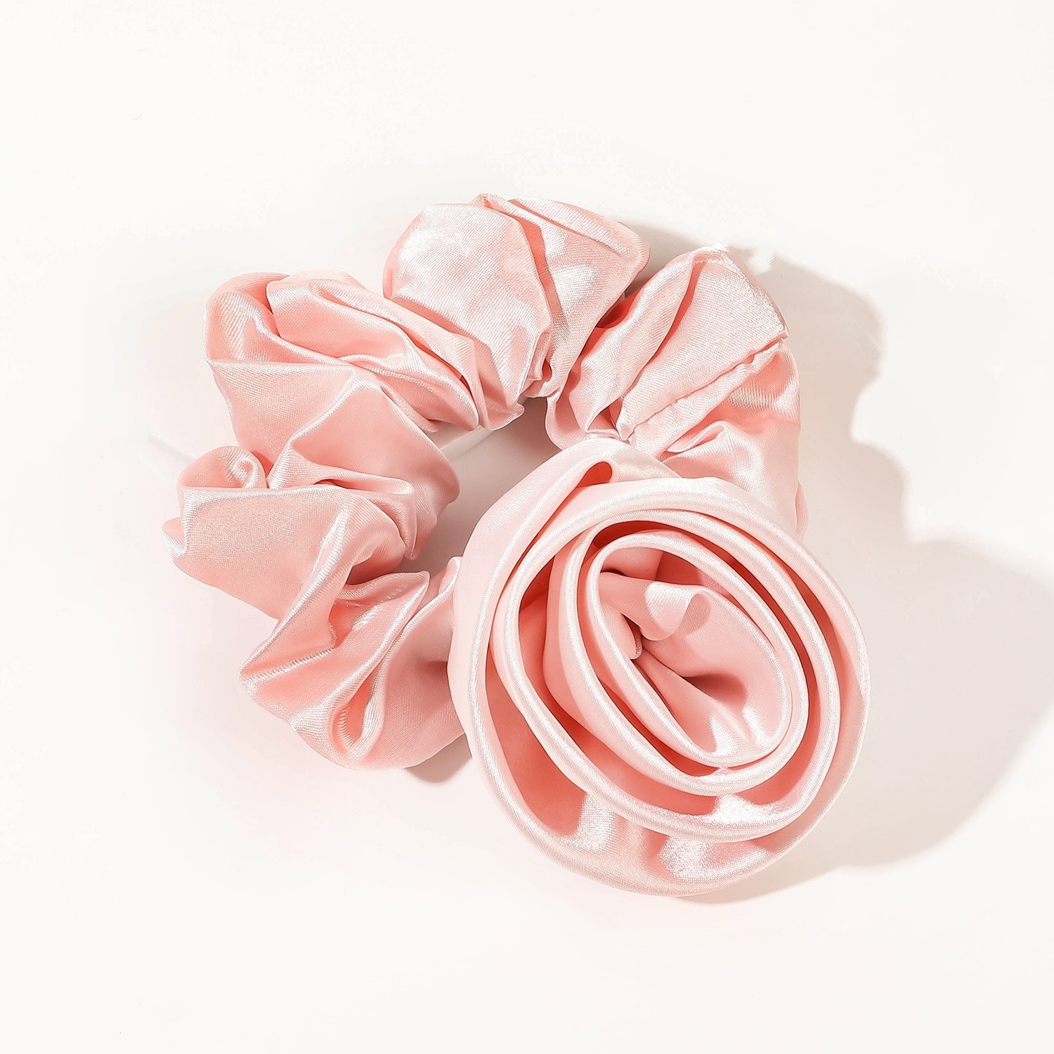 Women's Sweet Valentine Party Hair Tie Romantic Rose Flower Pattern