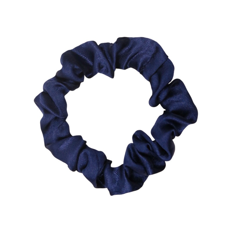 Women Versatile French Satin Hair Ties Daily Wear Solid Multi-Color