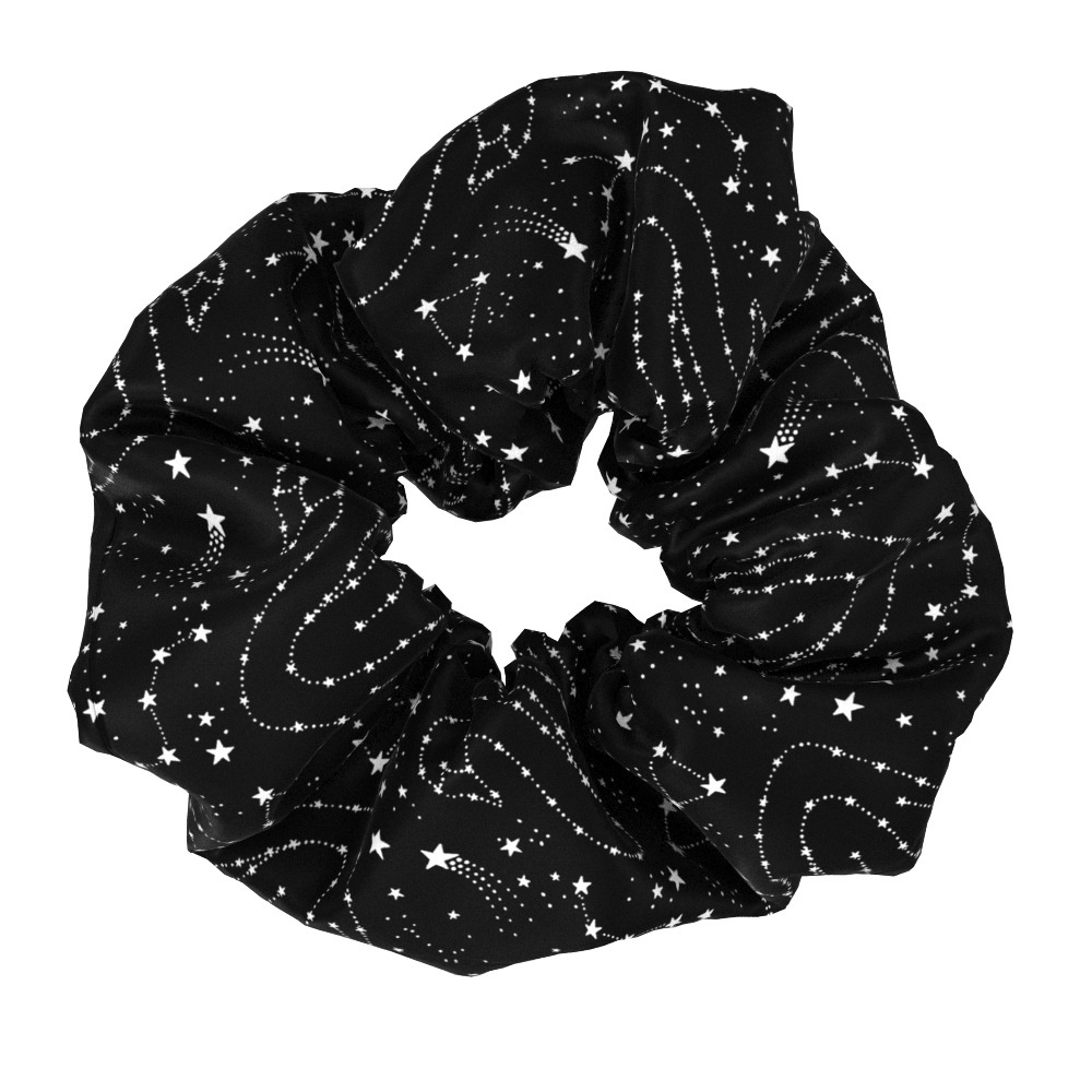 Women's Daily Handmade Fabric Hair Scrunchies Star Moon Floral