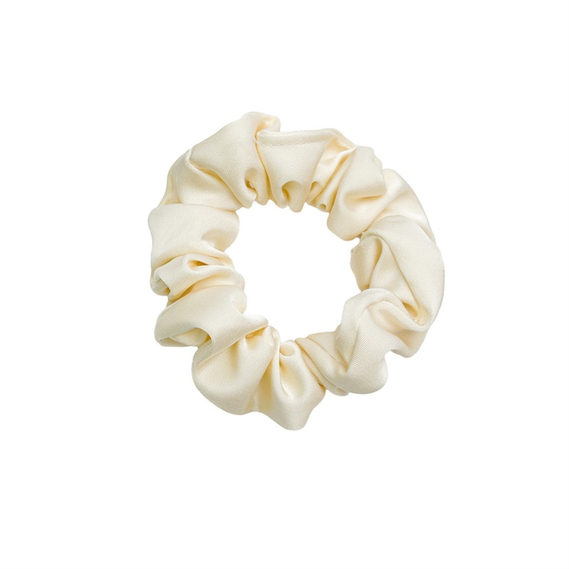 Women's High Elastic Summer Ponytail Scrunchie Hair Tie Solid Color