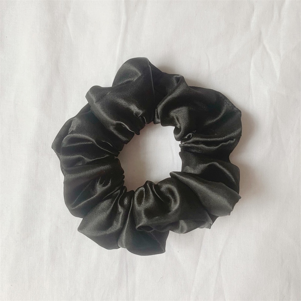 Women's Simple Handmade Cloth Hair Tie Spring Daily Solid Color