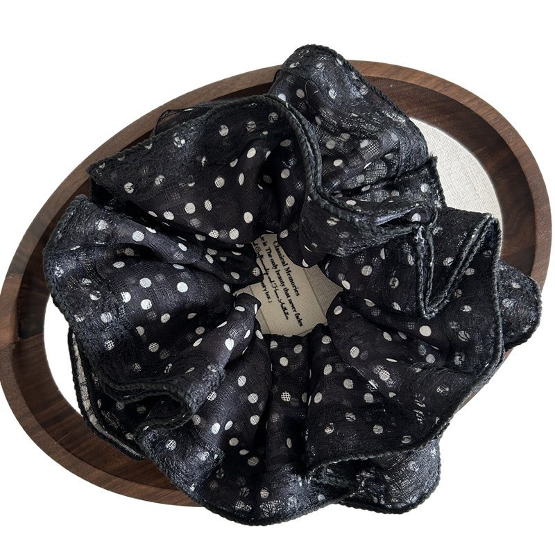 Women's Fairy Tale Lace Hair Band High-end Elegant Polka Dot Headband