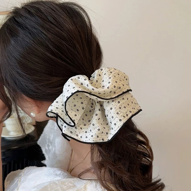 Women's Elegant Weekend Pastoral Cloth Hair Tie Ditsy Floral