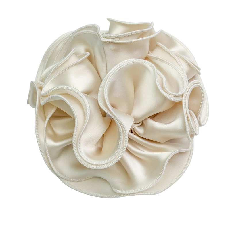 Women's Cloth Hair Tie Elegant Luxury Banquet Style Solid Color