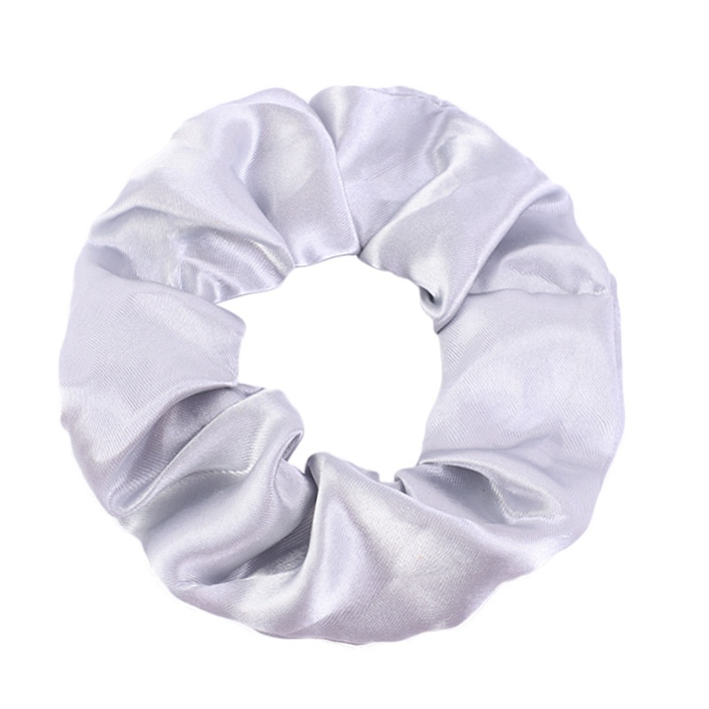 Women's Classic Daily Holiday Satin Scrunchie Hair Tie Solid Color