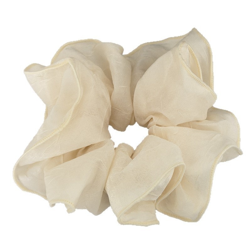 Women's Lock Stitching Solid Color Fabric Hair Band Spring Summer Hair Bun