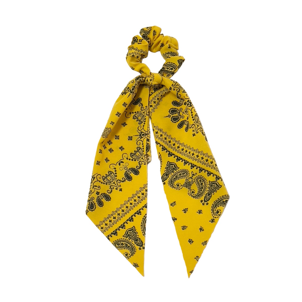 Women's Streetwear Fabric Bowknot Ponytail Holder Retro Paisley Print