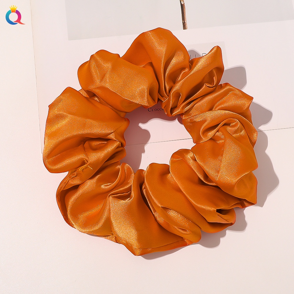 Women's Simple Daily Pleated Cloth Hair Scrunchie Solid Color