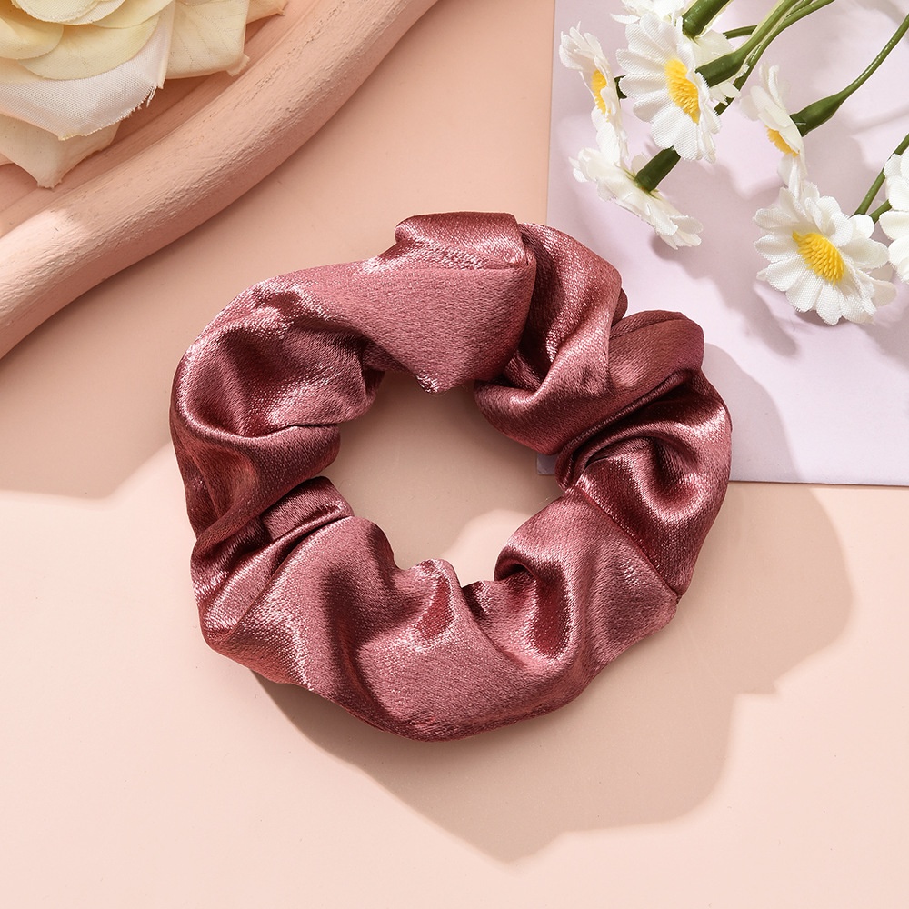 Women's Minimalist Fabric Hair Ties Trendy Solid Color Simple Head Ropes