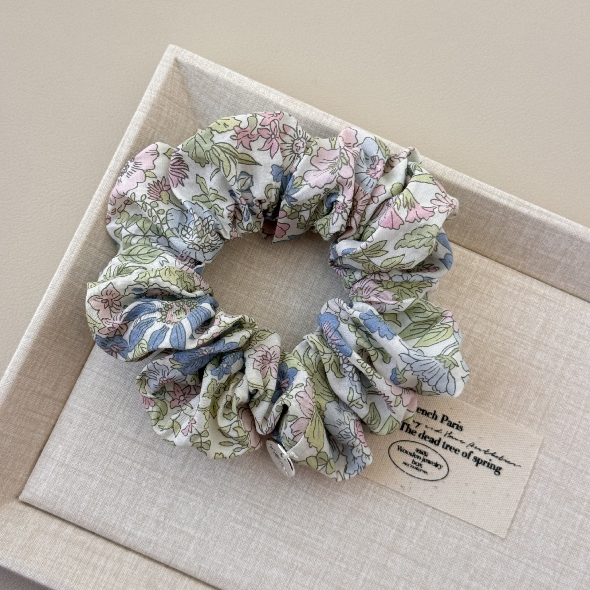 Women's Elegant French Style Lace Hair Tie Ditsy Floral