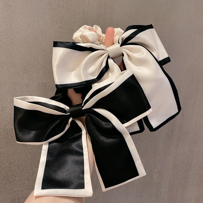Women's Sweet Cloth Ribbon Hair Tie Spring Street Style Bow Knot