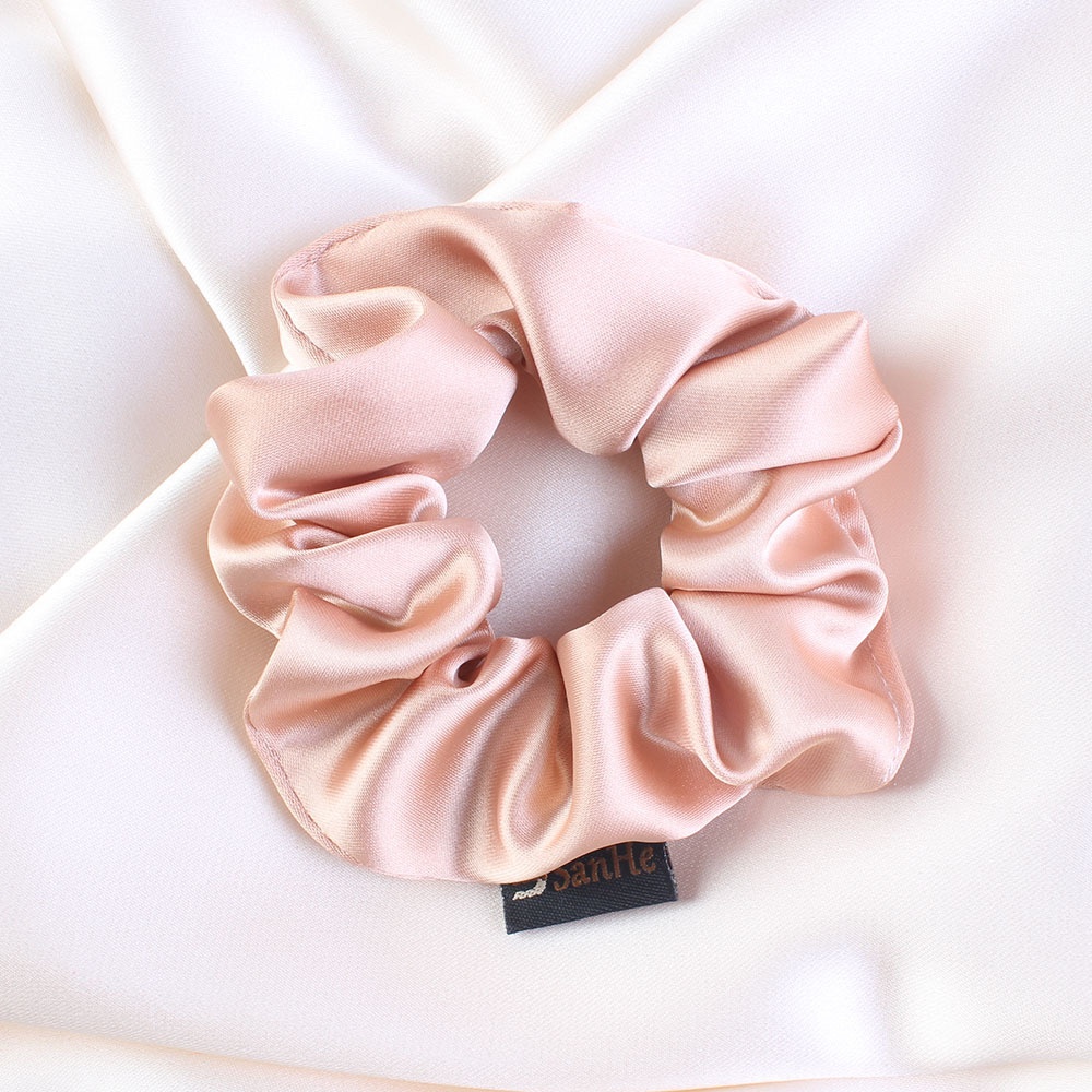 Women's Casual Daily Smooth Satin Scrunchie Hair Tie Solid Color