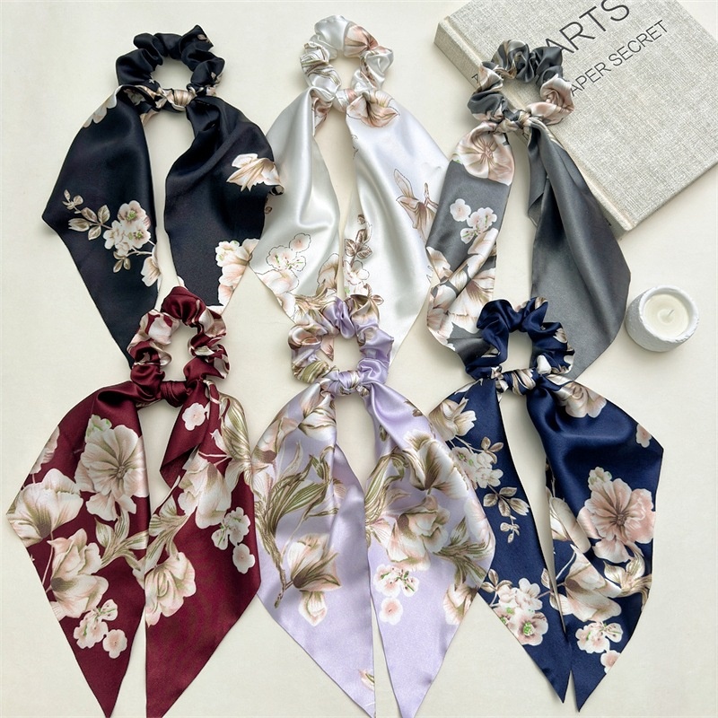 Women's Elegant Casual Party Hair Scrunchie Floral Cloth