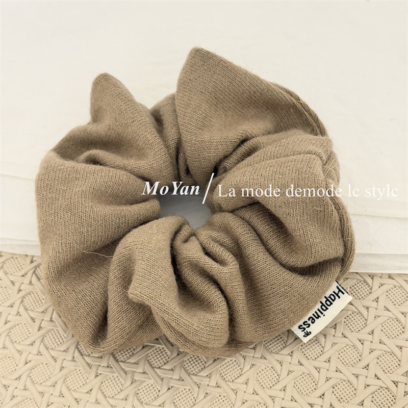 Women's Winter Knitted Wool Headband Simple Solid Color Warm Elastic Hair Band