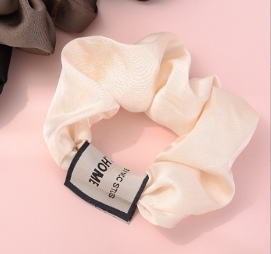 Women's Girls Retro Cloth Hair Tie Scrunchie Solid Color Horse Pattern