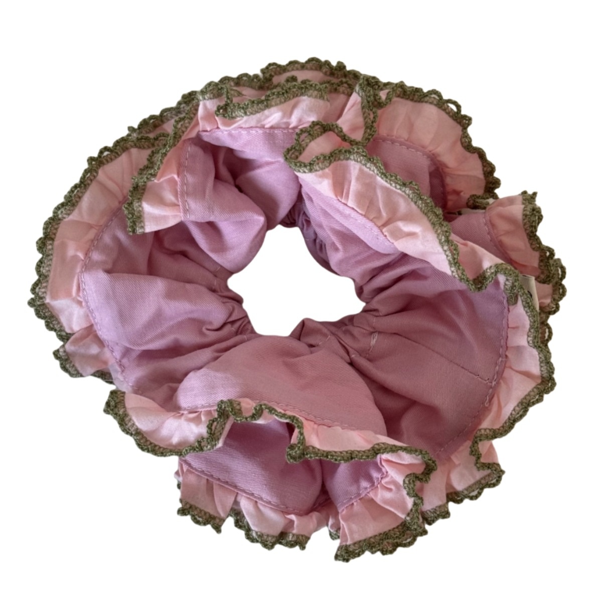 Women's Summer Everyday Cloth Hair Tie Accessory Yellow Color Block