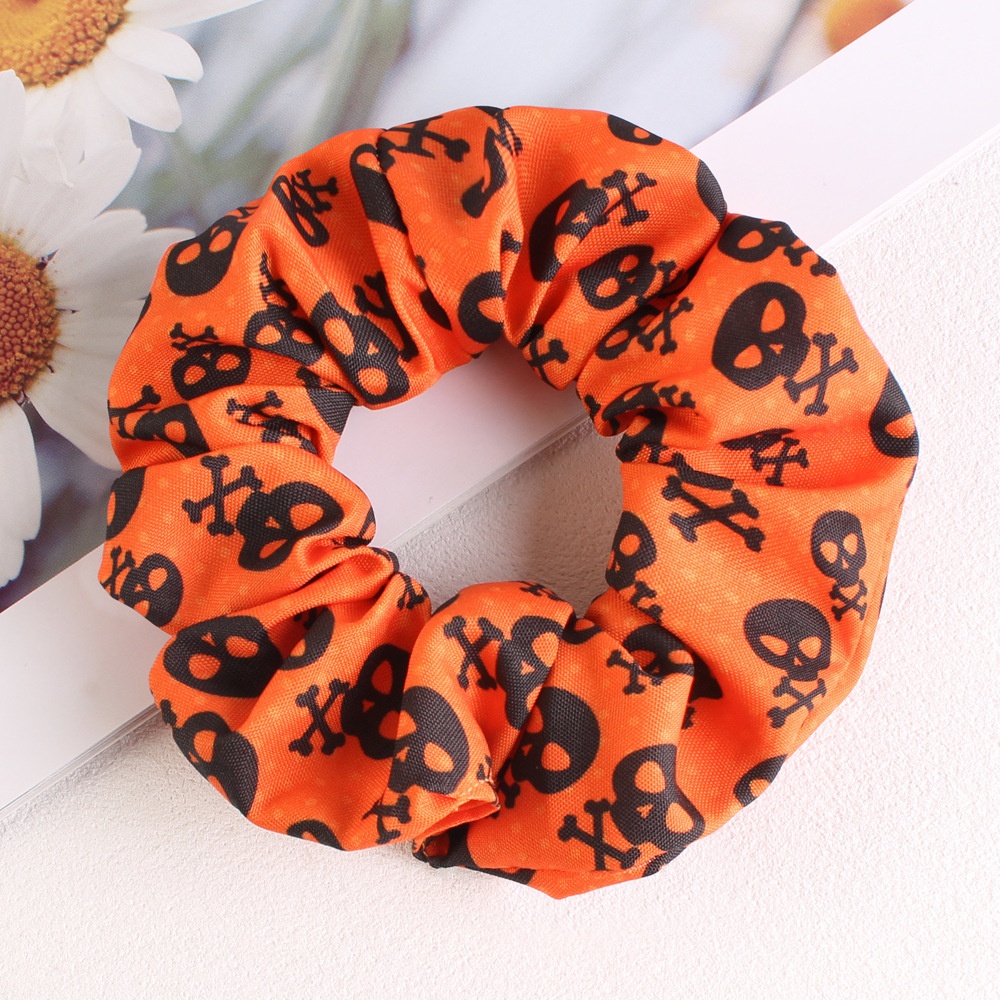 Women's Simple Halloween Elastic Cloth Hair Ties Festive Hair Bands