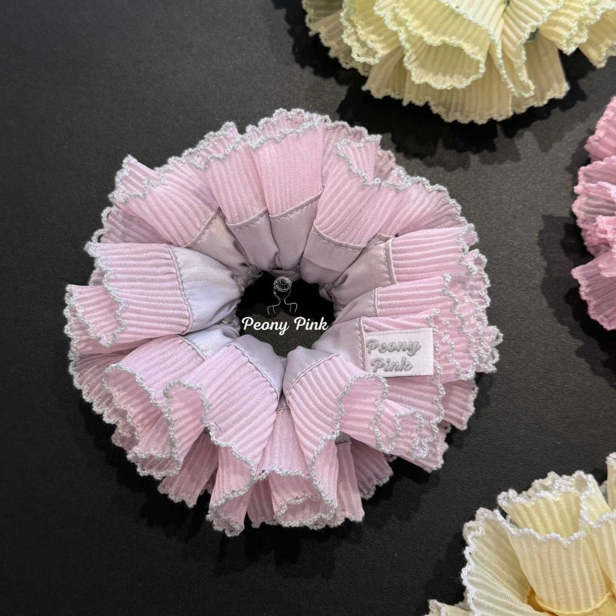 Women's Elegant Elastic Daily Hair Tie Ponytail Holder Color Block