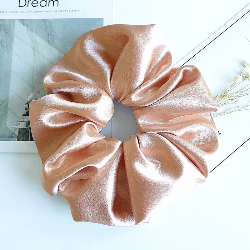 Women's Cute Handmade Cloth Hair Tie For Daily Wear Solid Color