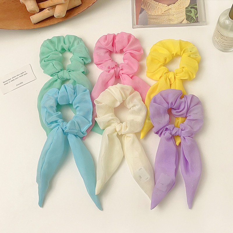 Women's Luminous LED Bow Cloth Scrunchie Flash Party Hair Tie