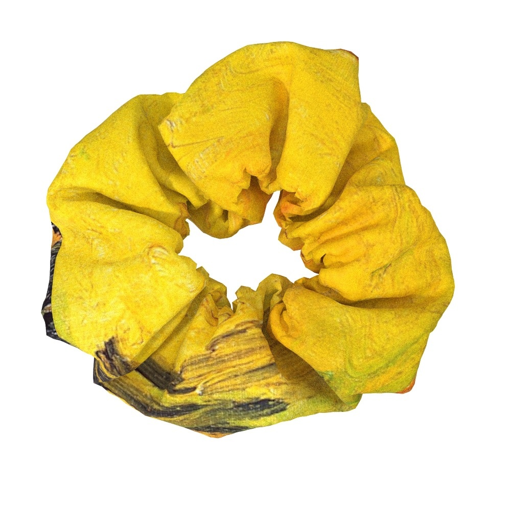 Women's Sweet Cloth Hair Ties Retro Van Gogh Floral Oil Painting