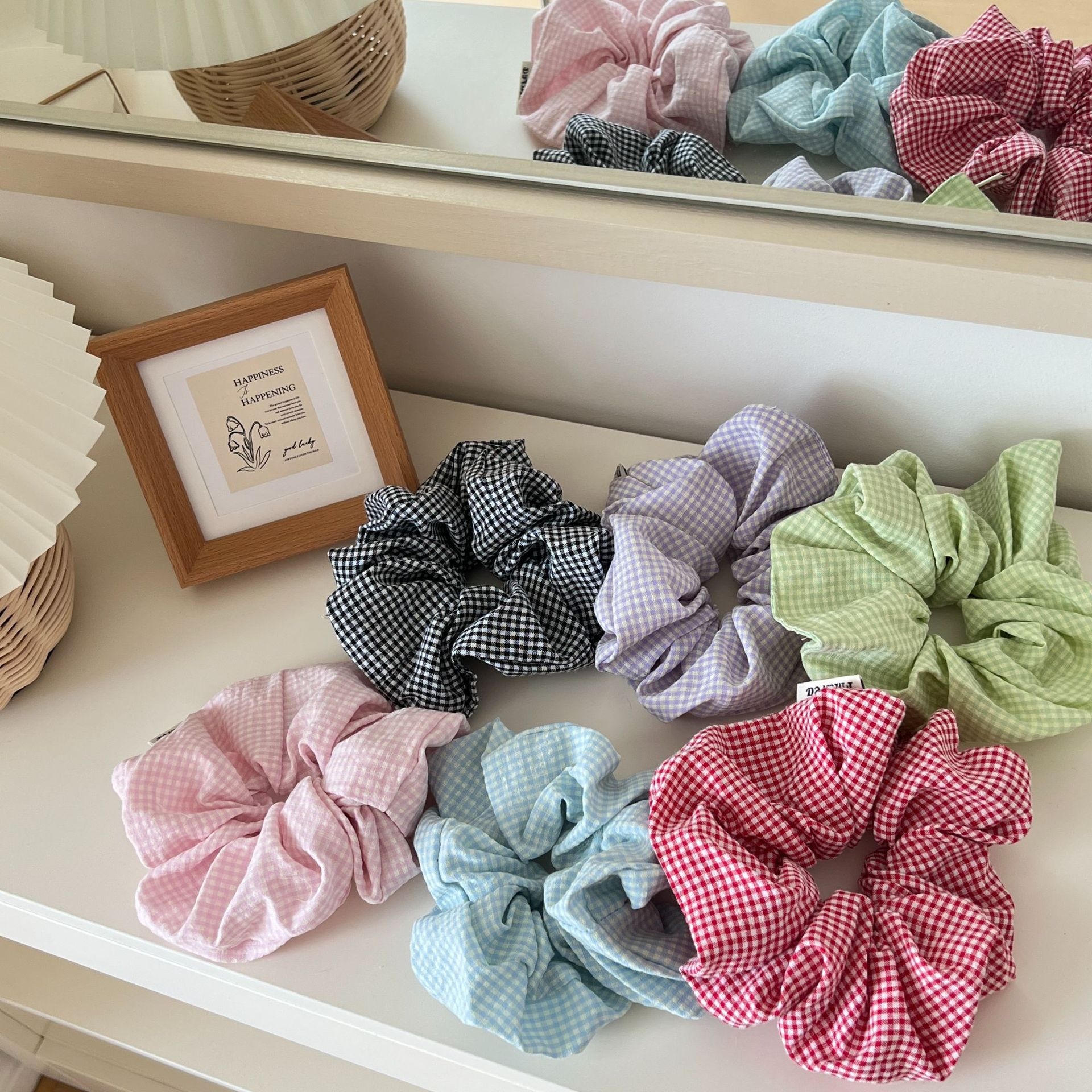 Women's Everyday Casual Cloth Hair Tie Accessory Classic Plaid