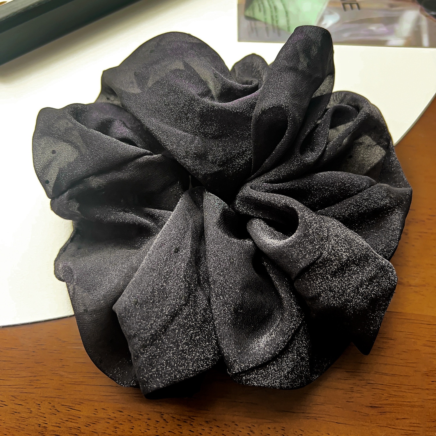 Women's Sweet All Season Cloth Hair Tie Scrunchie Solid Color