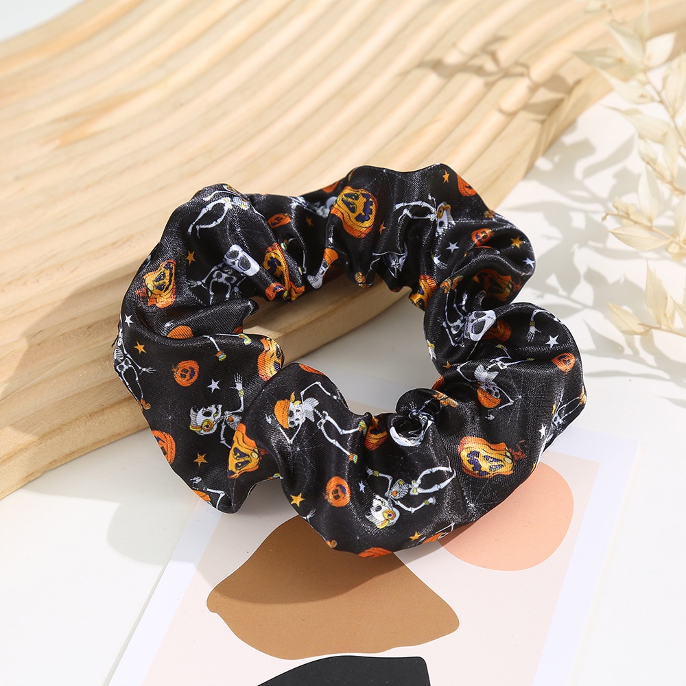 Women's Fall Street Polyester Hair Tie Halloween Pumpkin Pattern