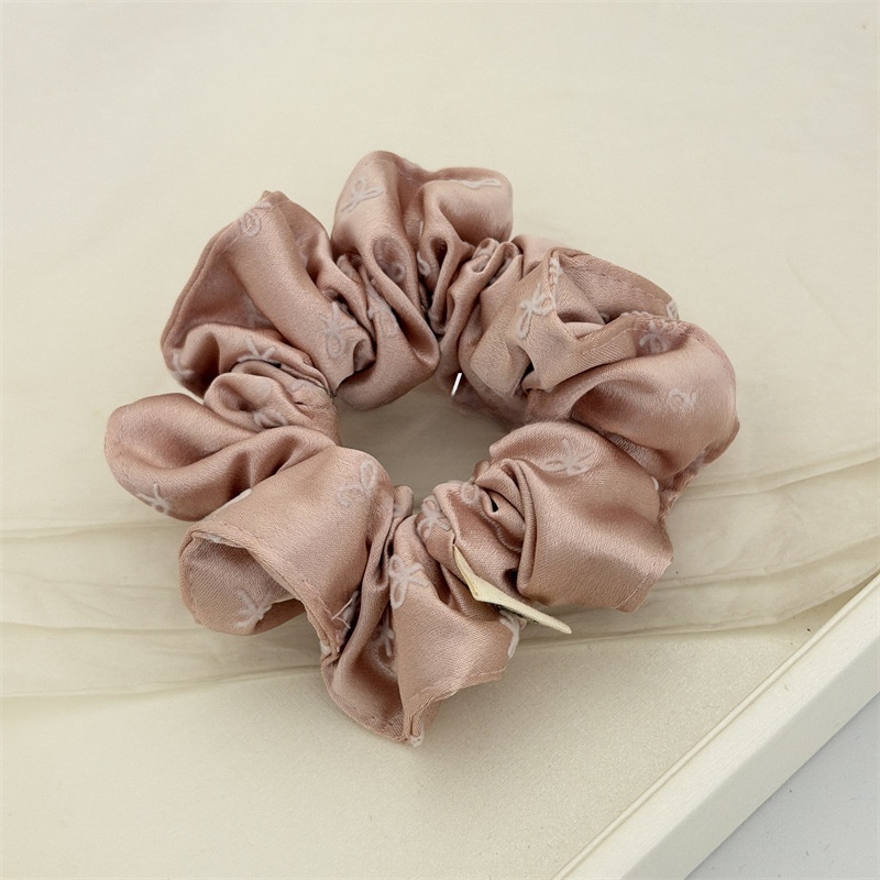 Women's Elegant Soft Satin Bow Knot Hair Tie For Everyday Wear Black