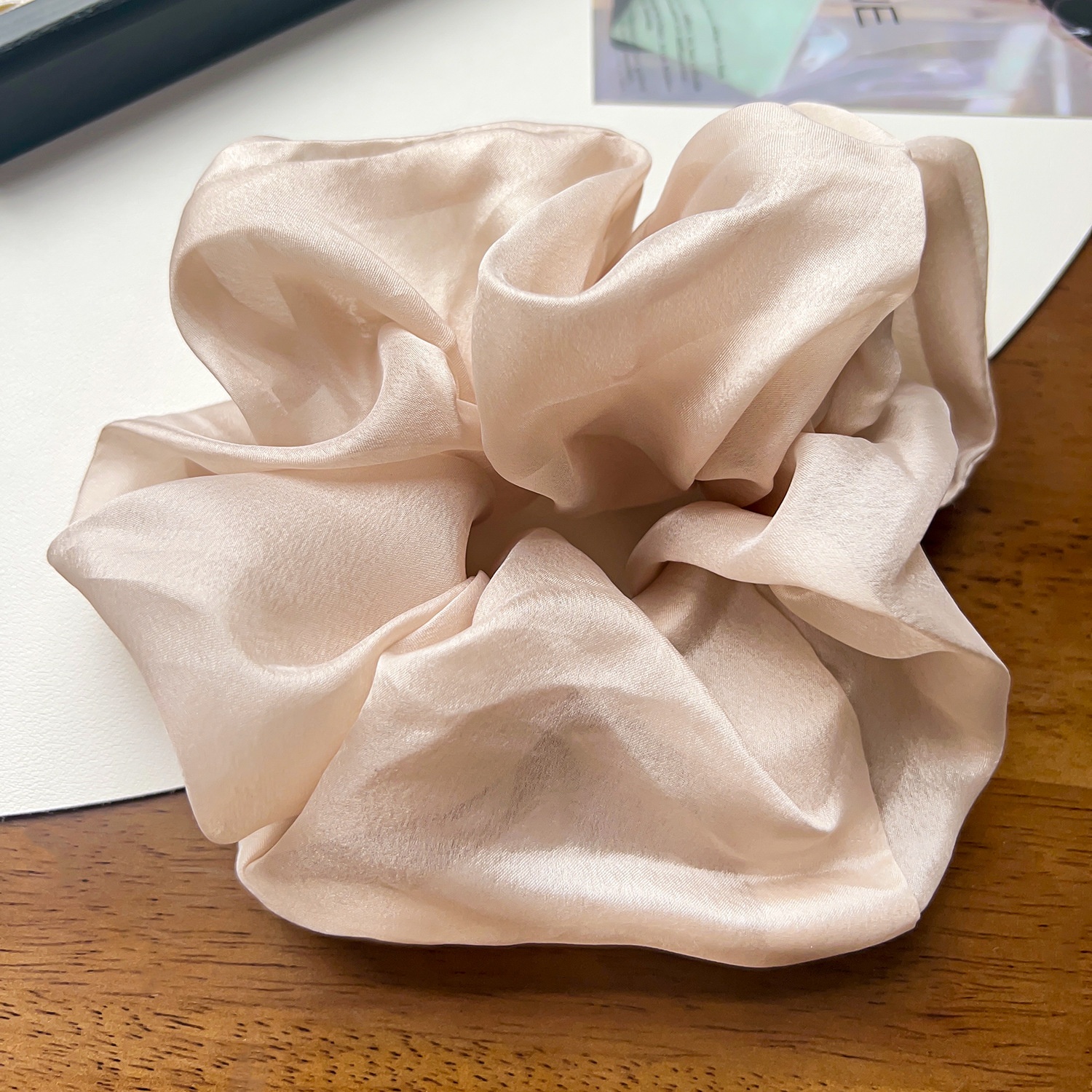 Women's Sweet All Season Cloth Hair Tie Scrunchie Solid Color