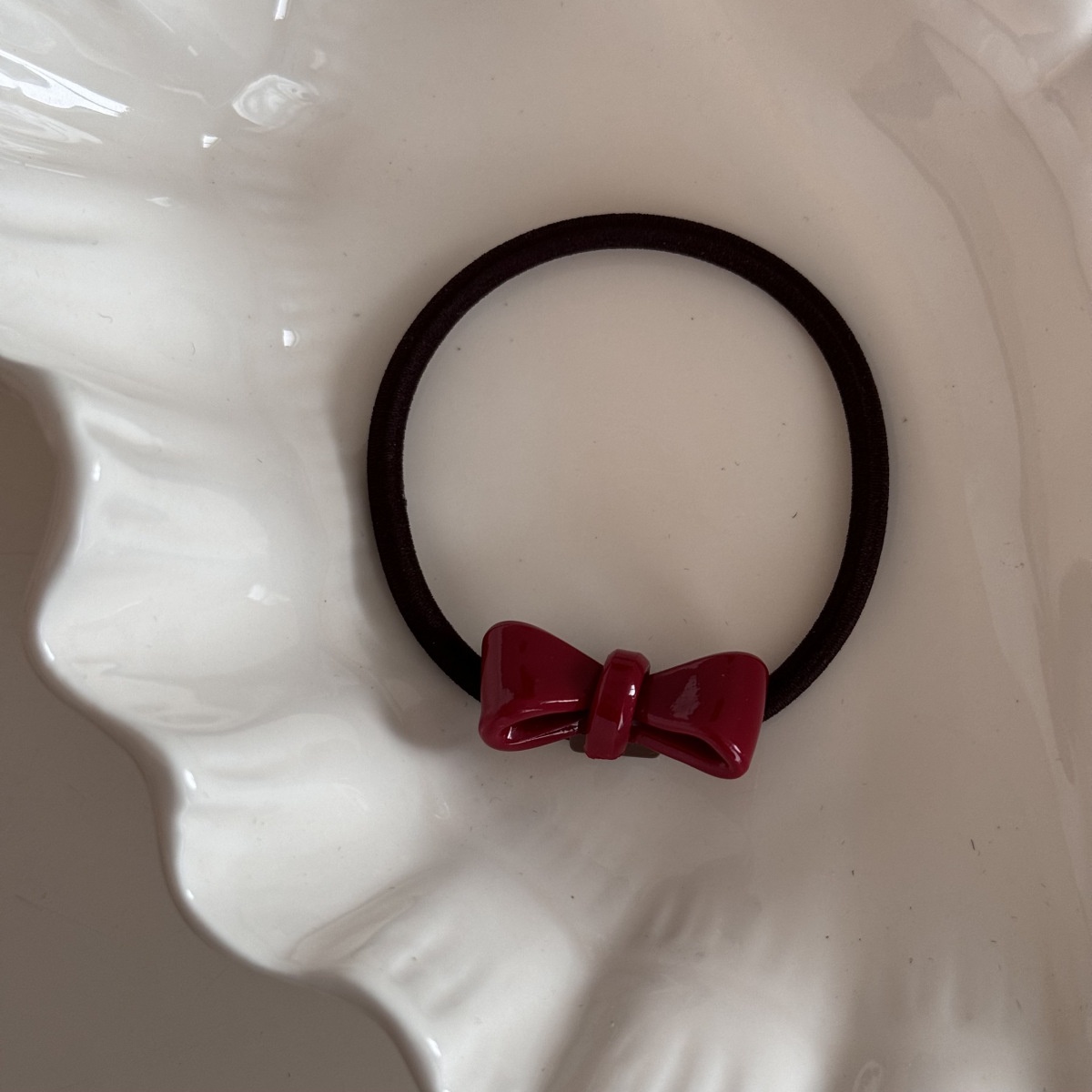 Women's Casual Acetate Fiber Elastic Hairband Simple Bow Knot